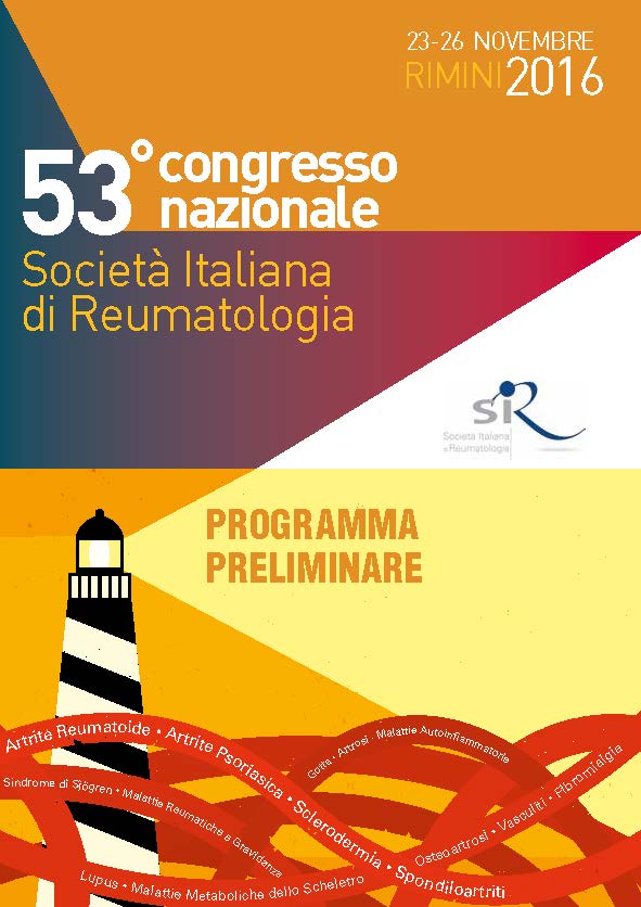 Congresso Nazionale Società italiana di Reumatologia – SIR